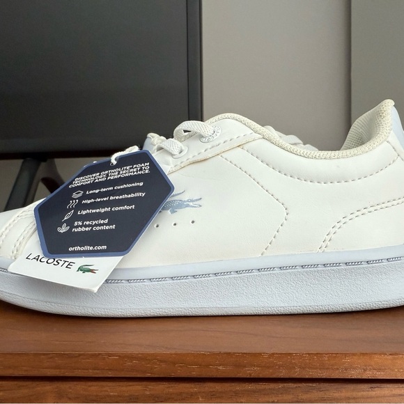 Lacoste Unisex-Child kids Carnaby Pro Sneaker Size 13 - Picture 8 of 17